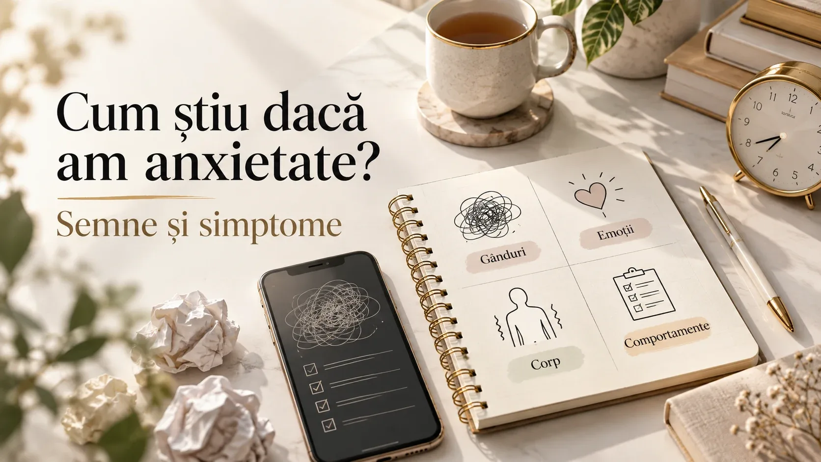 Cum știu dacă am anxietate? Semne și simptome